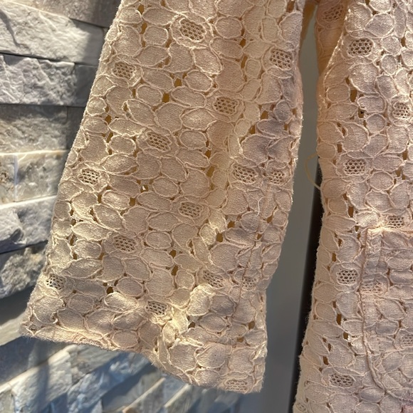 Mac & Jac Pale Yellow Lace Blazer - Picture 2 of 7